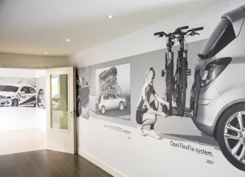 Opel Showroom Wall Solution - Airtex